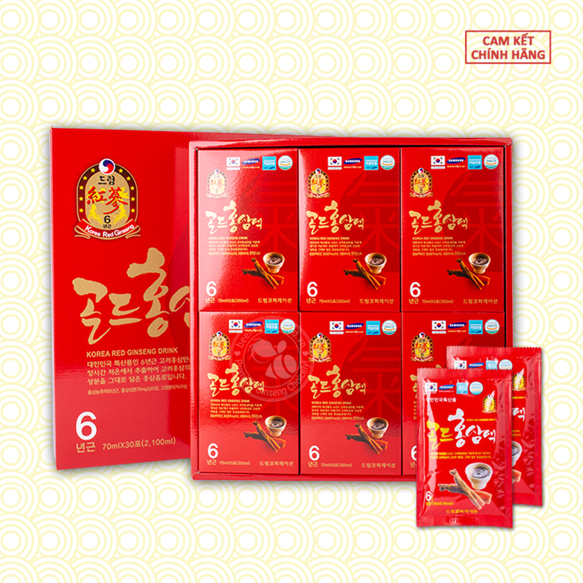 Nước Hồng Sâm Chén Dream Hàn Quốc (30 gói x 70ml)